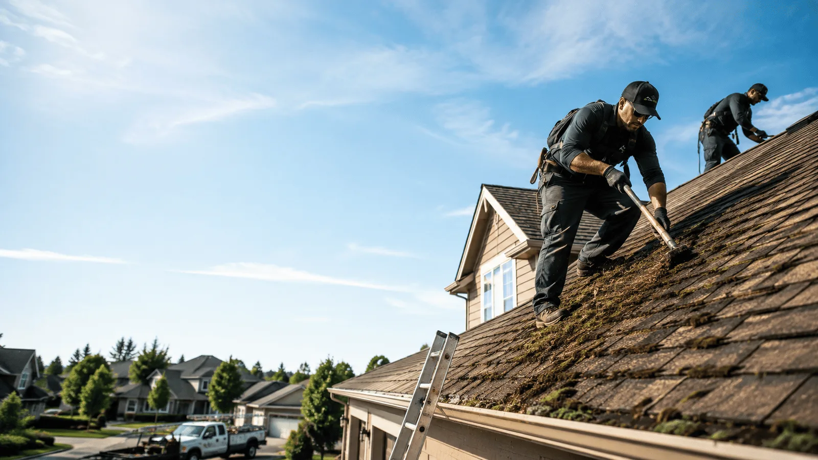 Roof Moss Removal in Broken Arrow, OK near me
